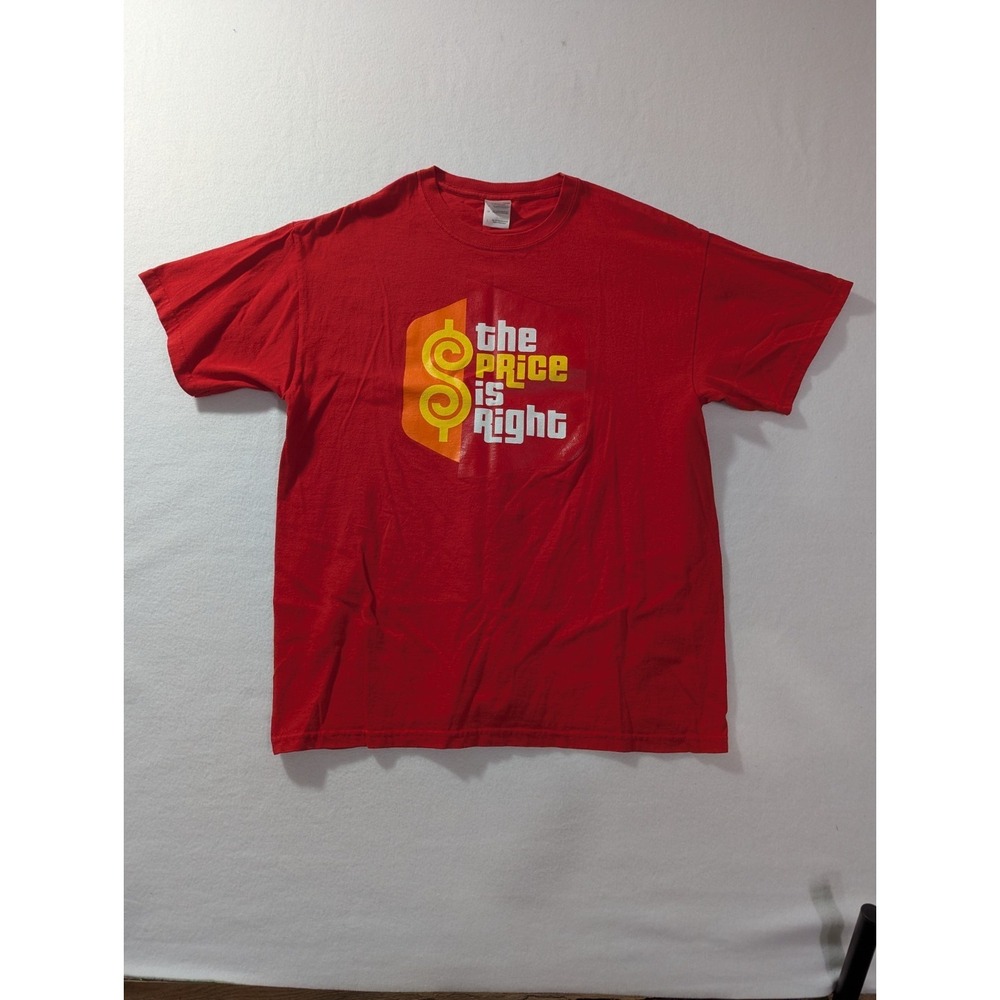 The Price Is Right Red T Shirt Large Gildan‎ Heavy Cotton